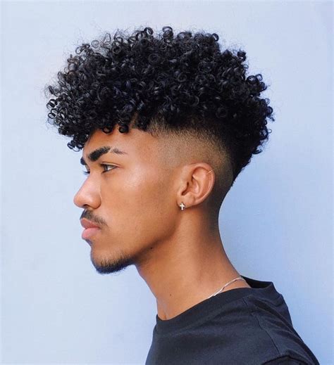 afro bald taper|taper fade long curly hair men.